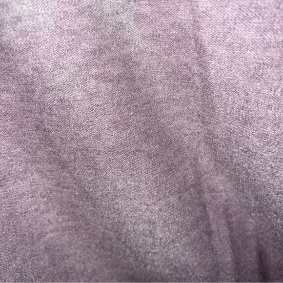 Vida Milano Cardigan Womens L Lavender Wool Blend Open Front Knit Ribbed Hem - Picture 5 of 10